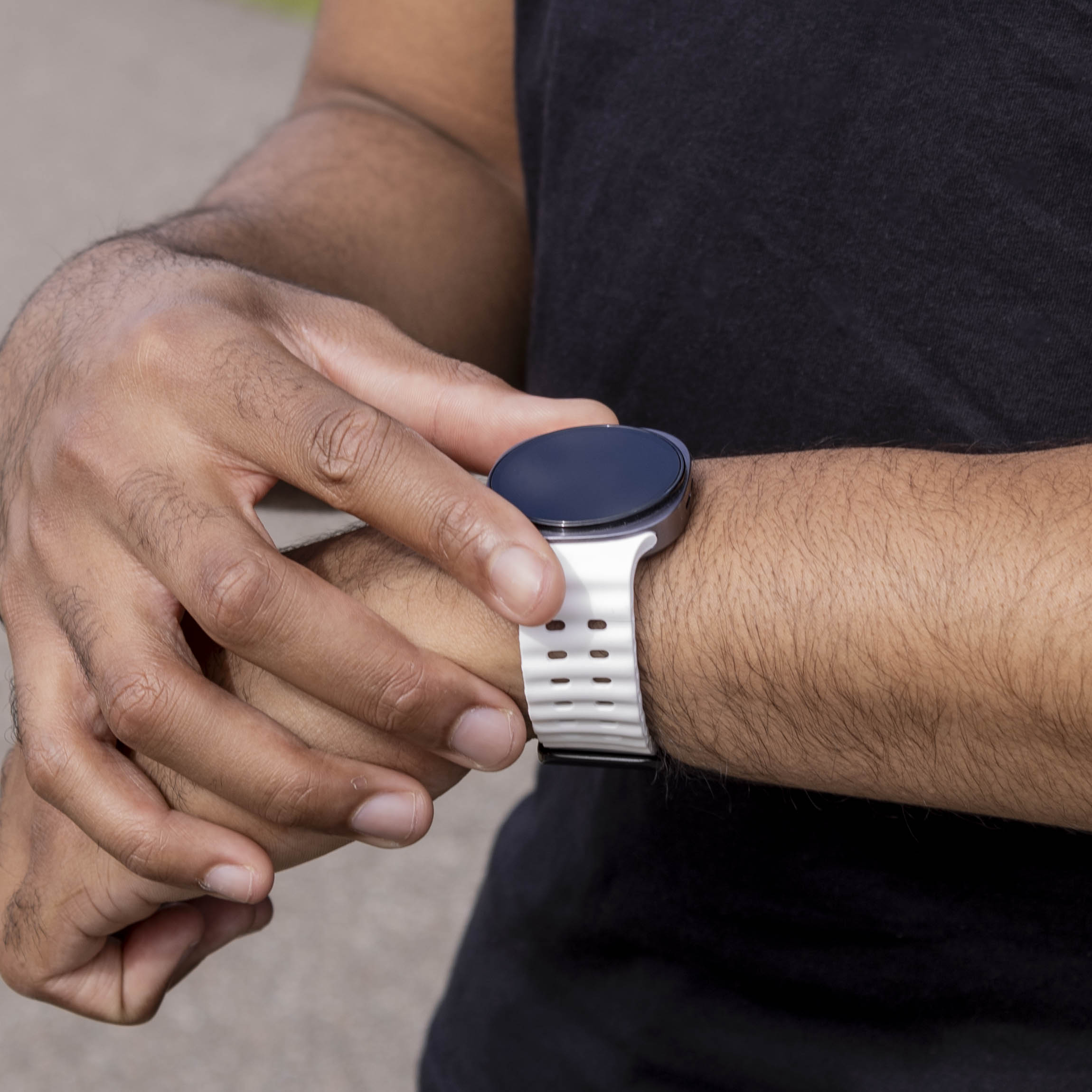 Samsung Galaxy Watch 8 - 40mm Ocean Armband ( Weiß)