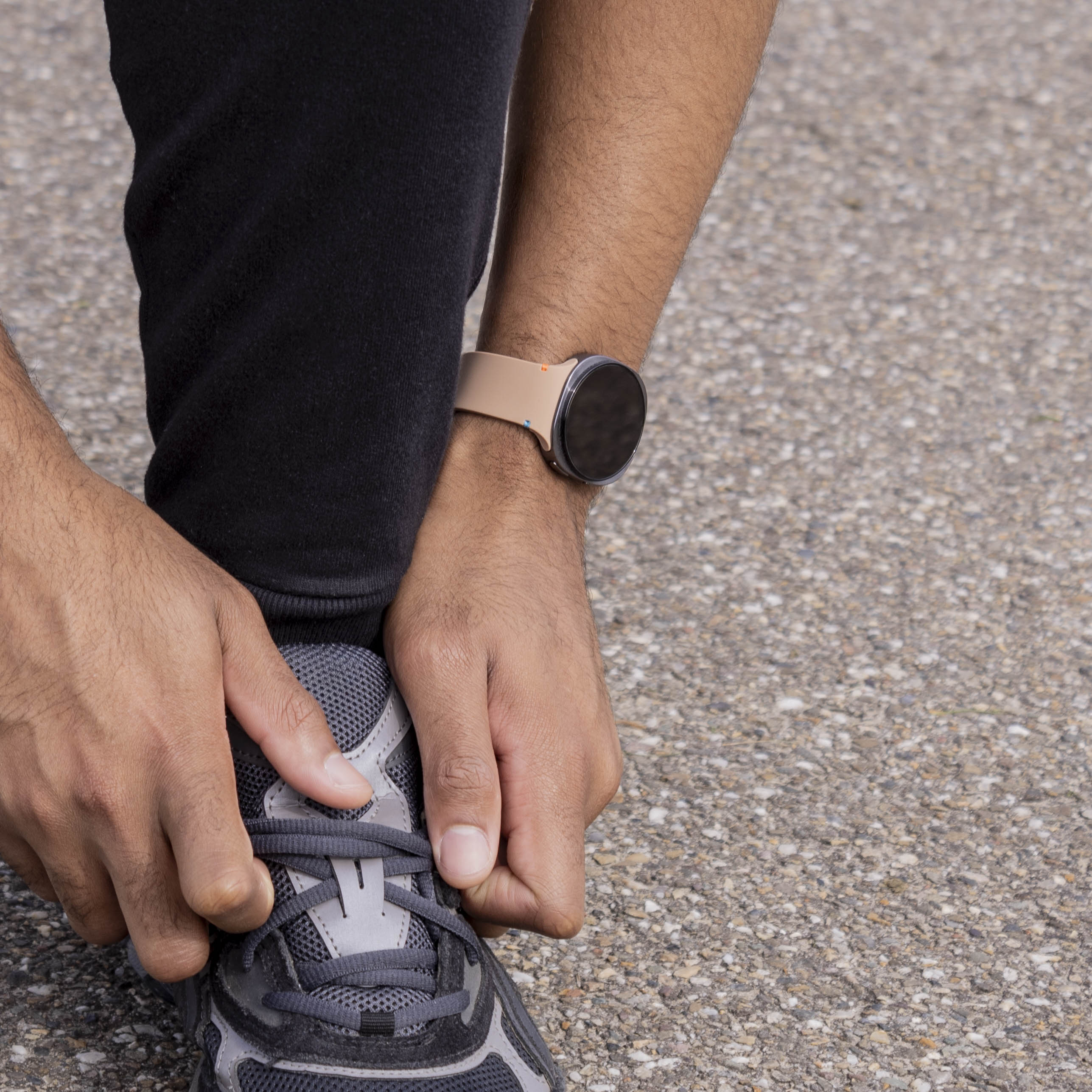 Samsung Galaxy Watch 8 - 44mm Silikonarmband (Milk Tea)