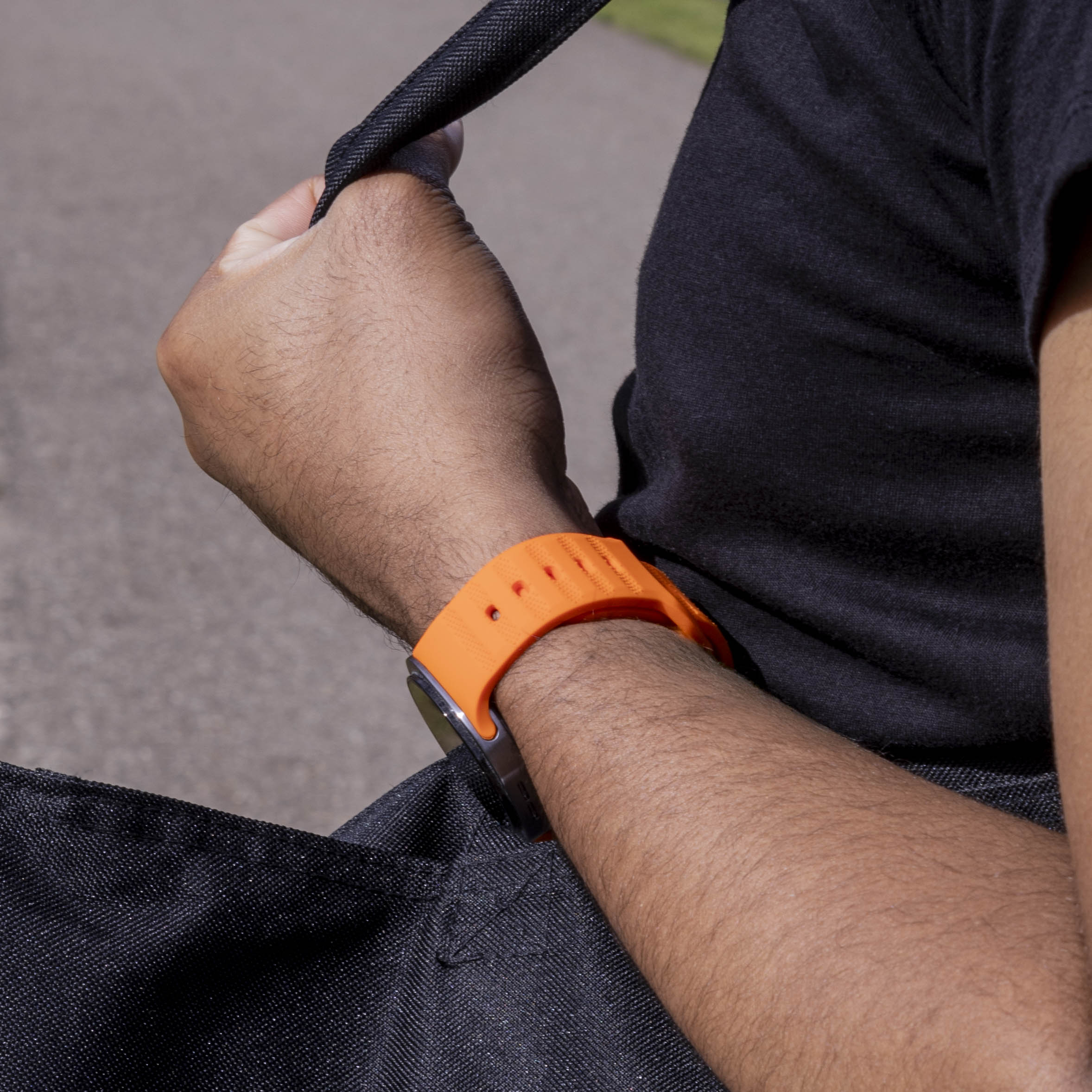 Samsung Galaxy Watch 8 Classic Outdoor Silikonarmband (Orange)