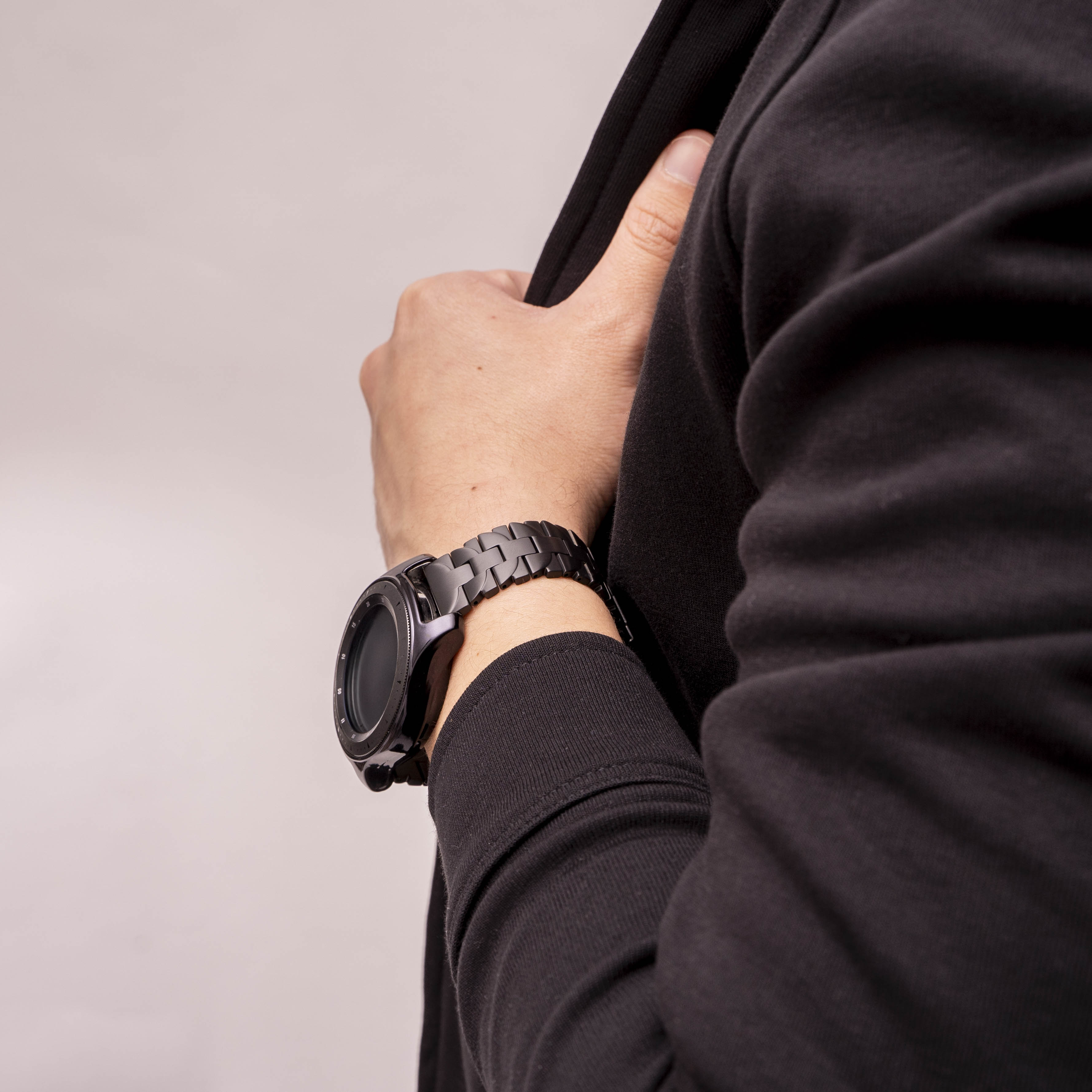 Huawei Watch GT 6 Pro - 46mm Butterfly Titanarmband (Schwarz)