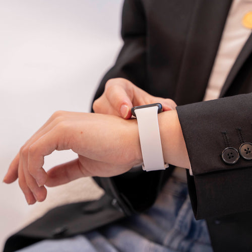 Samsung Galaxy Fit 3 Silicone Strap (White)