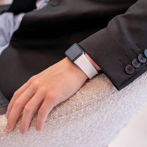 Samsung Galaxy Fit 3 Silicone Strap (White)