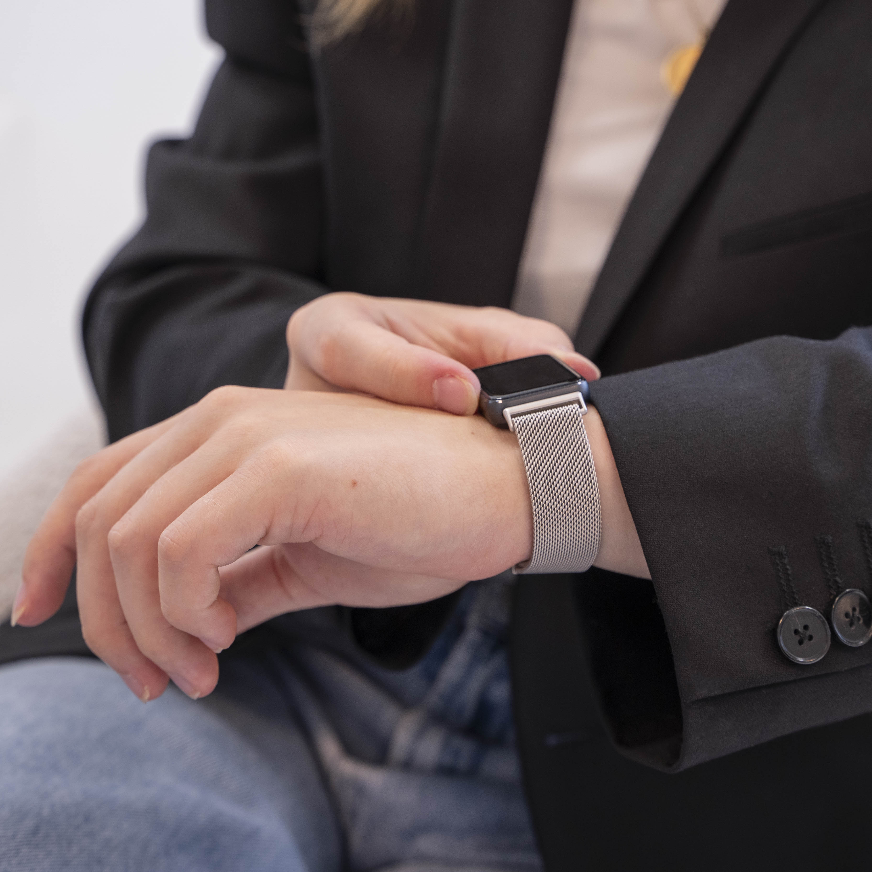 Samsung Galaxy Fit 3 Milanese Strap (Starlight)