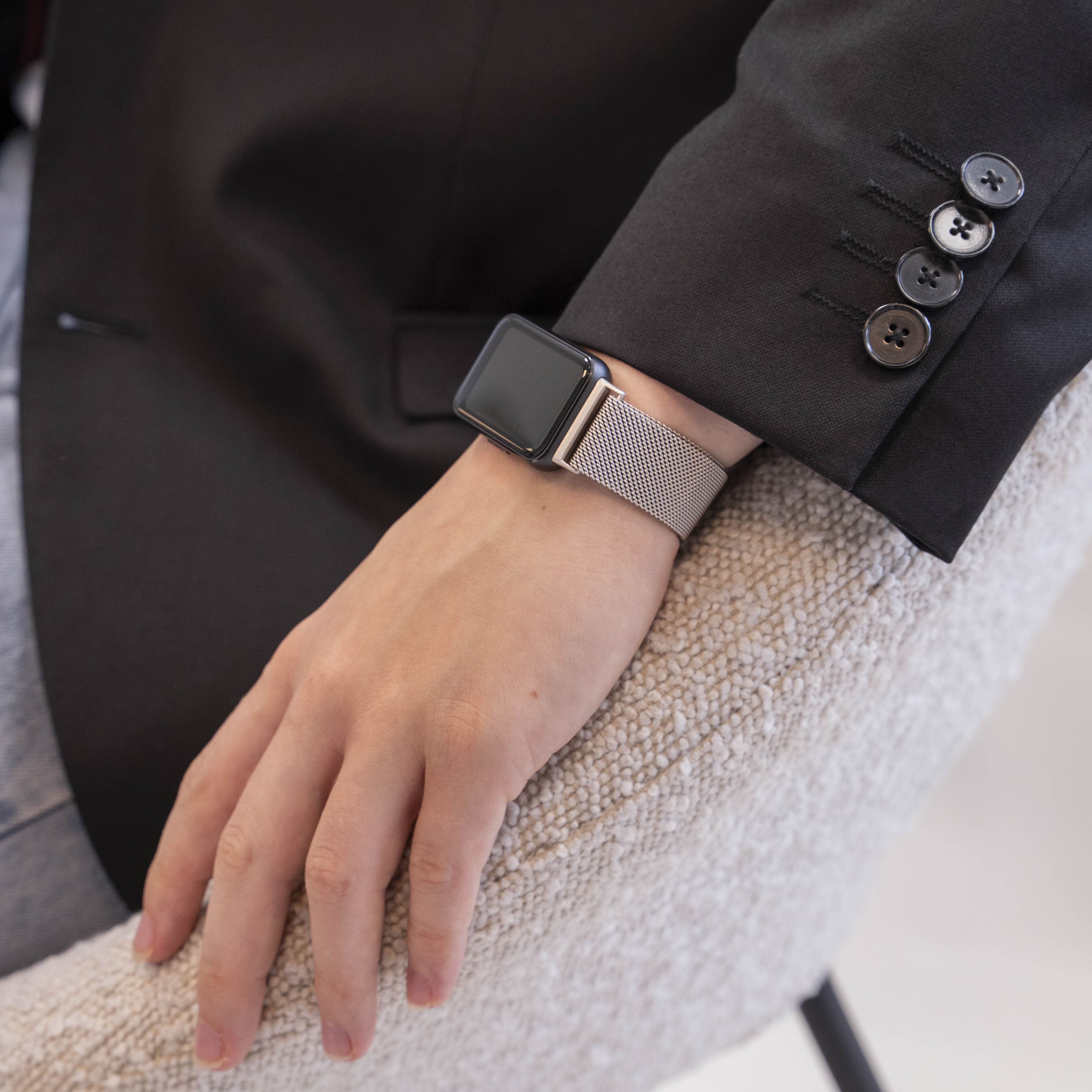 Samsung Galaxy Fit 3 Milanese Strap (Starlight)