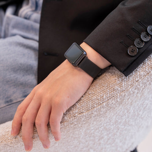 Samsung Galaxy Fit 3 Milanese Armband (Schwarz)