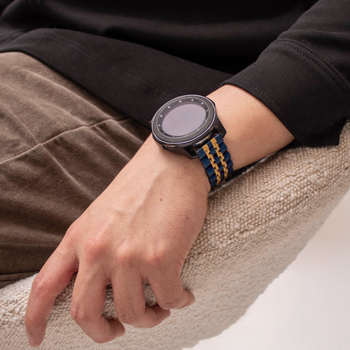 Huawei Watch GT 3 46mm Steel Link Strap Duo (Blue/Gold)