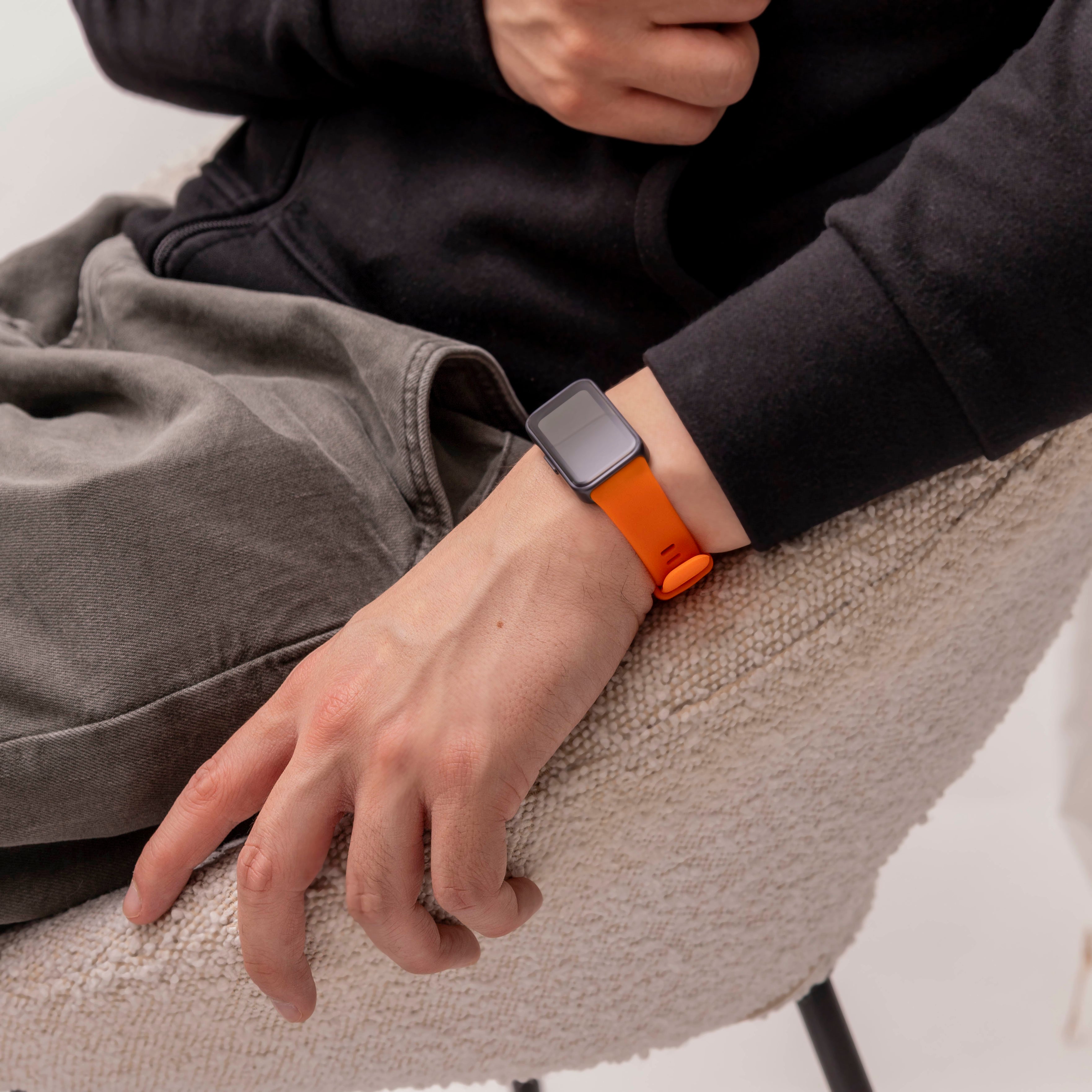 Huawei Band 10 Silicone Classic Strap (Orange)