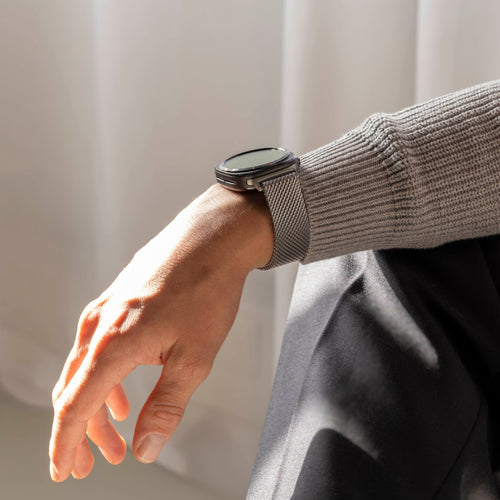 Samsung Galaxy Watch Ultra Milanese-Armband mit P-Schnalle (Titan)