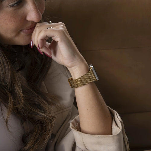 Apple Watch Edelstahl-Armband (Gold)