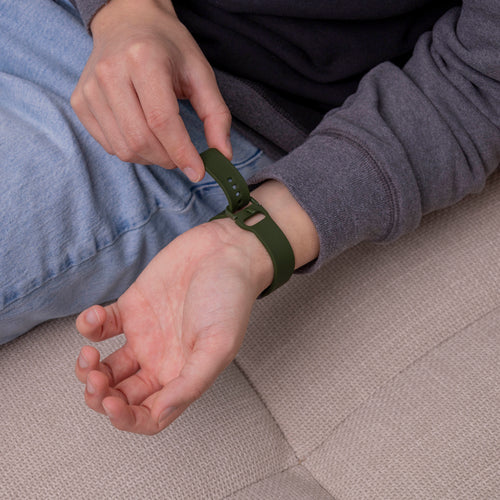 Samsung Galaxy Fit 3 Silikonarmband (Grün)