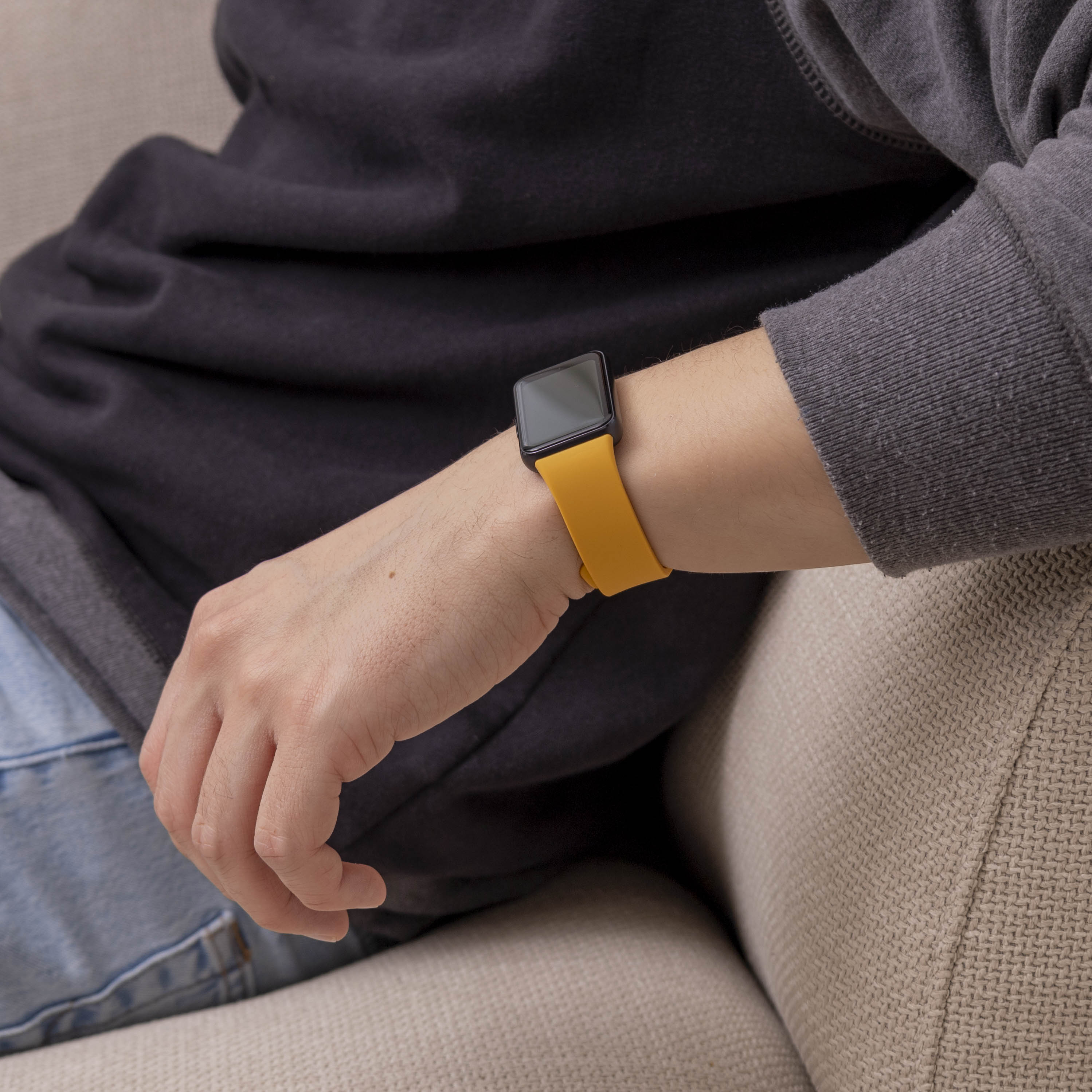 Samsung Galaxy Fit 3 Silicone Strap (Yellow)