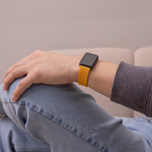 Samsung Galaxy Fit 3 Silikonarmband (Gelb)