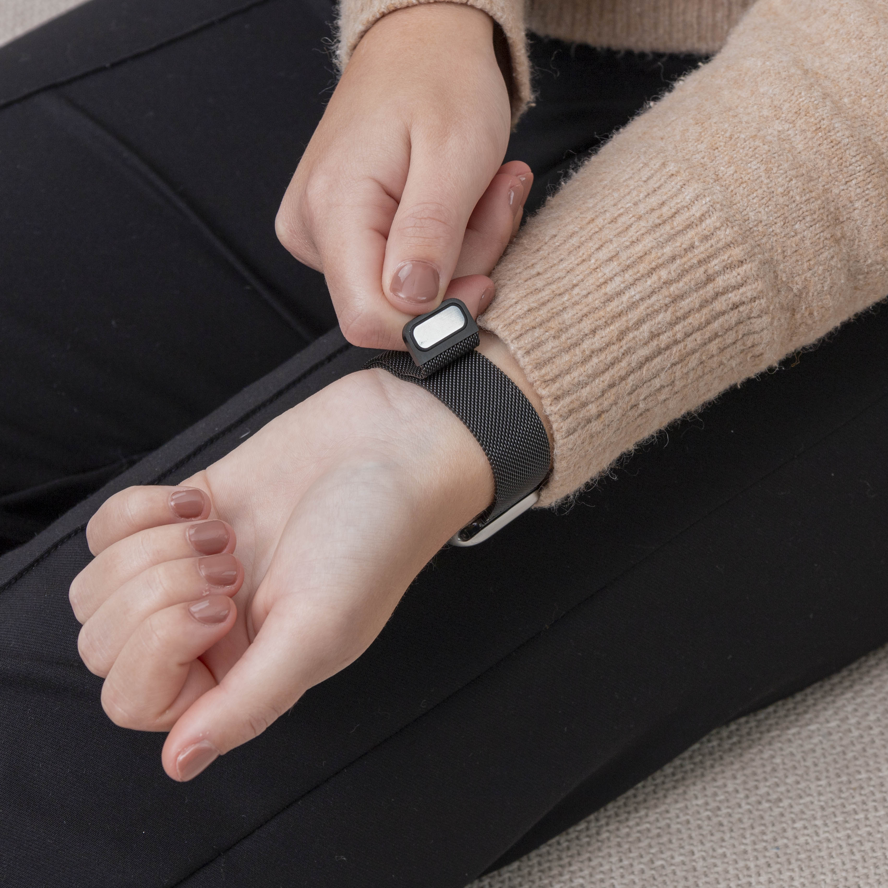 Redmi Watch 4 Milanese Strap (Black)