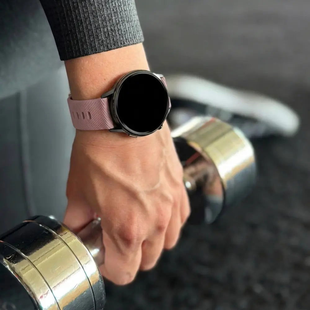 Bandz Garmin Vivoactive 4s Silikonarmband 'Deluxe' (Lavendel)