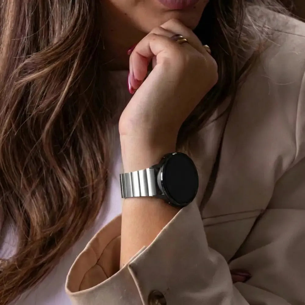 Bandz Garmin Approach J1 Steel Strap 'One Bead' (Silver)