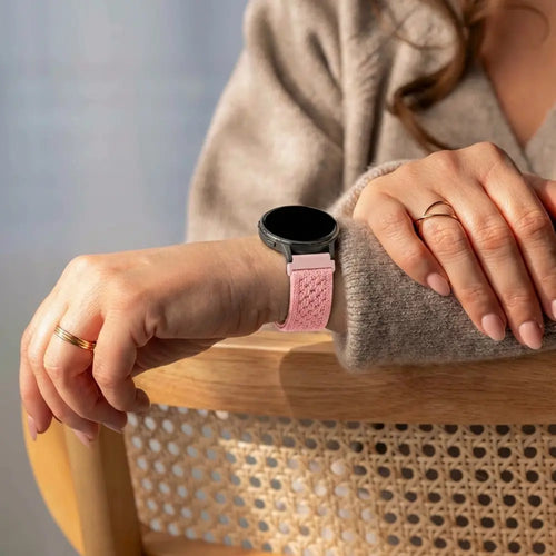 Bandz Fossil Gen 5e - 42mm Vintage Nylonarmband (Rosa)