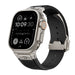 Apple Watch Ultra Liquid Elastisches Silikonband (Schwarz)