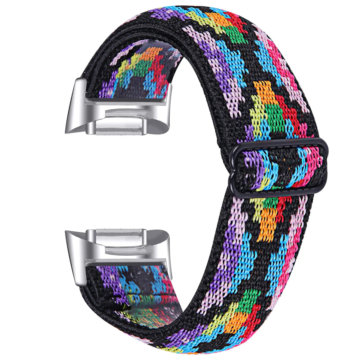 Fitbit Charge 6 Elastisches Armband (Farbenfroh)