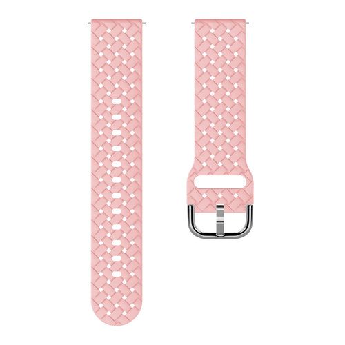 Amazfit Bip U (Pro) Braided Silicone Strap (Pink)