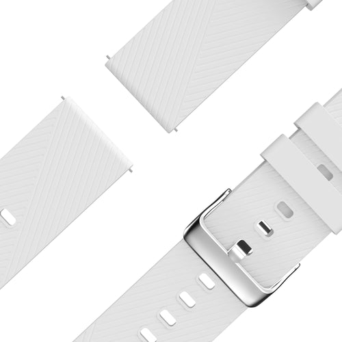 Bandz Huawei Watch GT 5 - 46mm Silicone Strap 'Deluxe' (White)