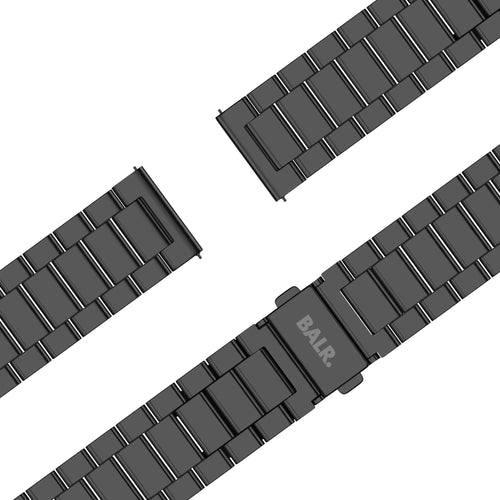 BALR Huawei Watch GT 3 46mm Stahl Gliederarmband (Schwarz)