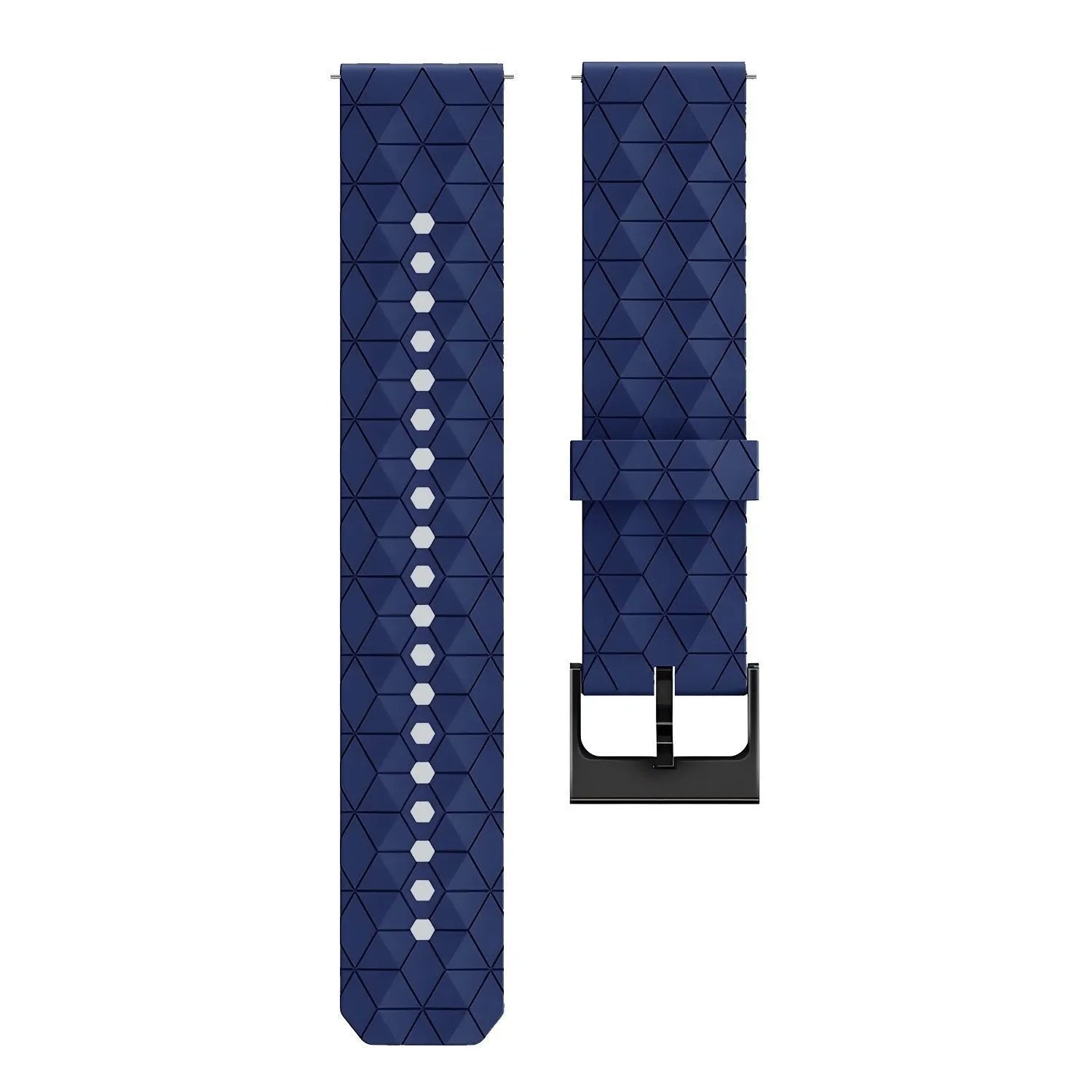 Suunto 9 Peak Silikonarmband Sechseck (dunkelblau)