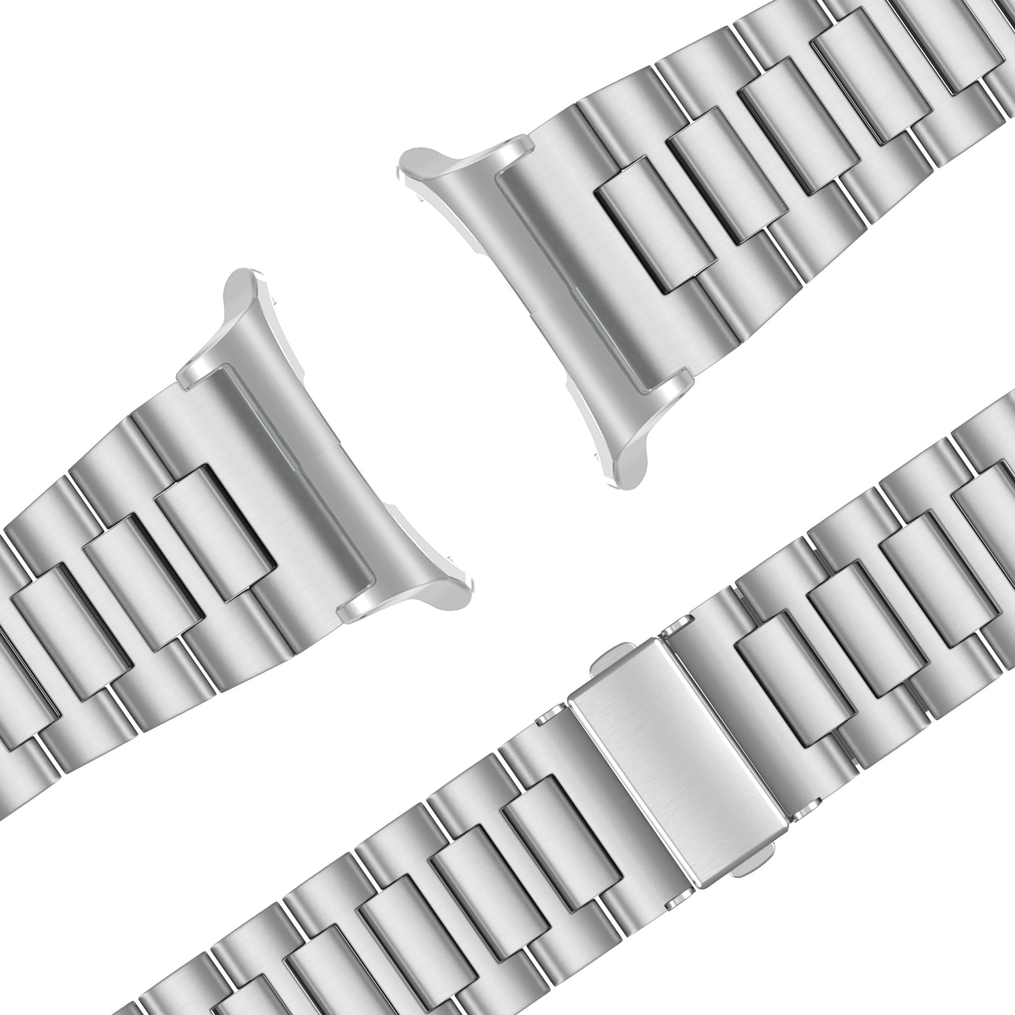 Bandz Samsung Galaxy Watch Ultra Stahlgliederband 'Deluxe' (Silber)