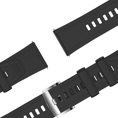 Bandz Coros Pace 3 Silikonarmband 'Easy Fit' (Schwarz)