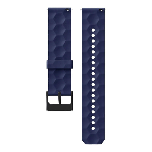 Oppo Watch X2 Silikon Hexa Armband (Dunkelblau)