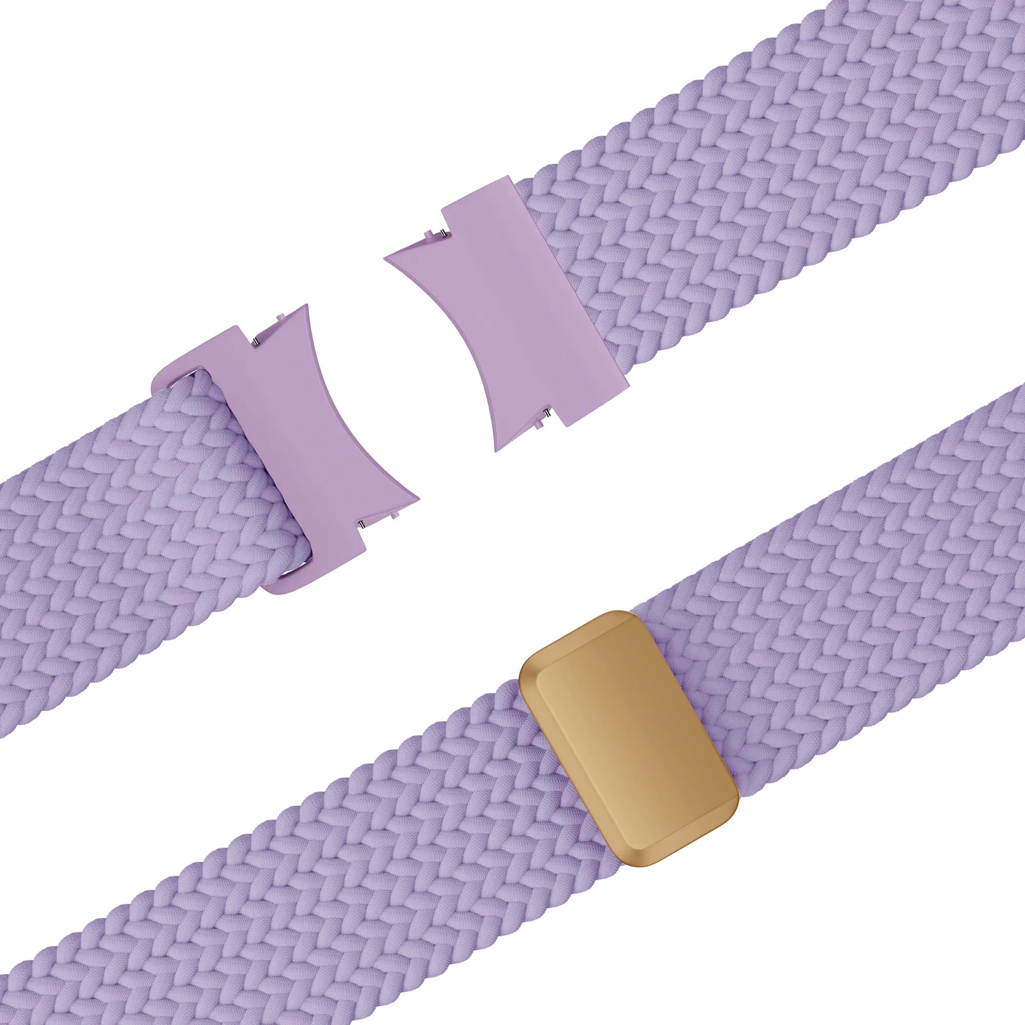 Bandz Samsung Galaxy Watch FE Braided Strap 'Easy Fit' (Lilac)