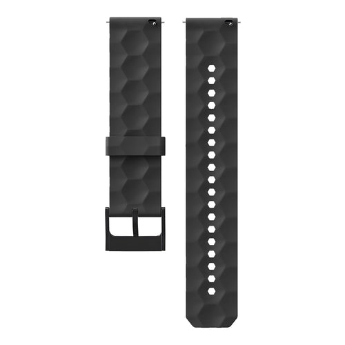 Amazfit Bip U (Pro) Hexa Silikonarmband (Schwarz)