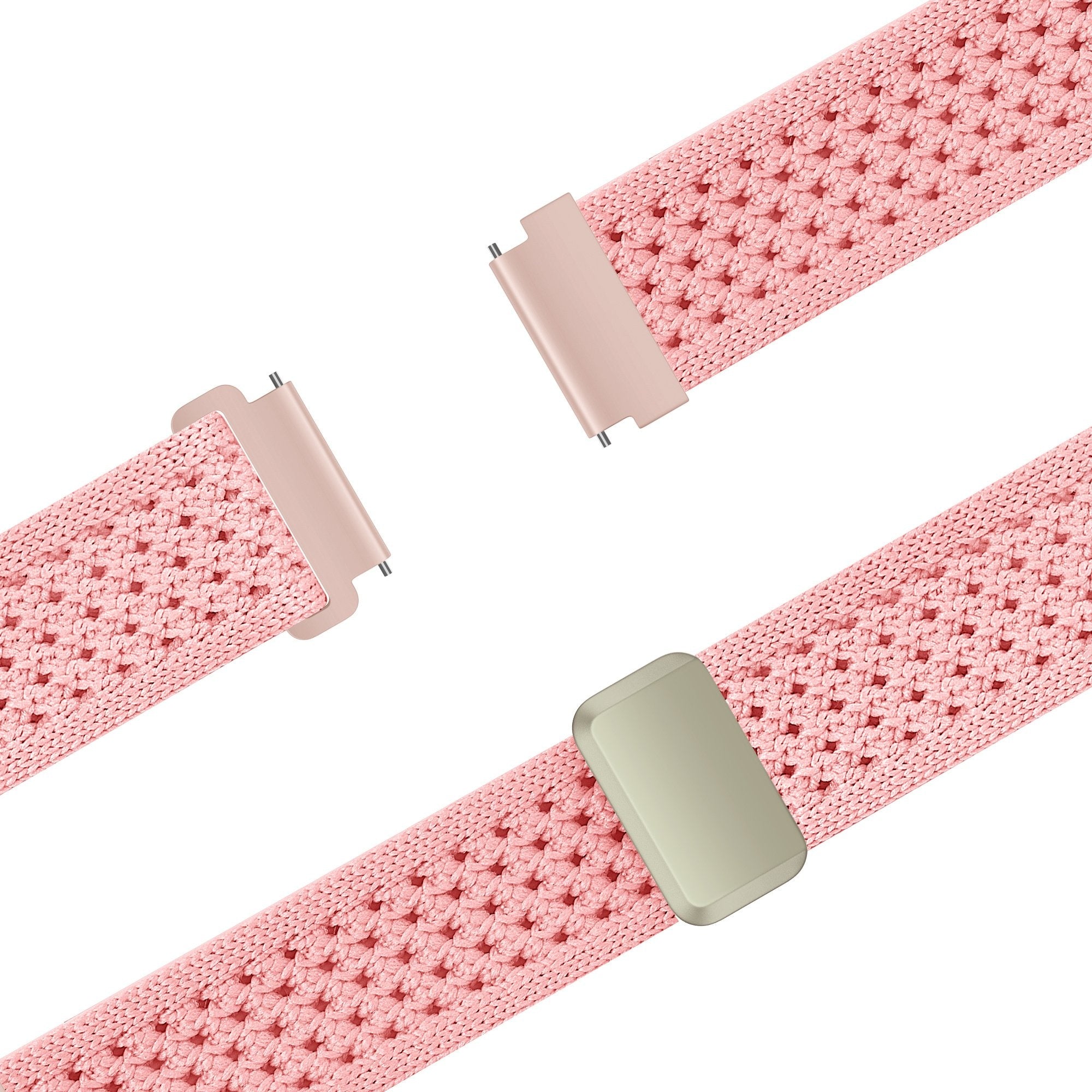 Bandz Xiaomi Watch S4 - 41mm Vintage Nylonarmband (Rosa)