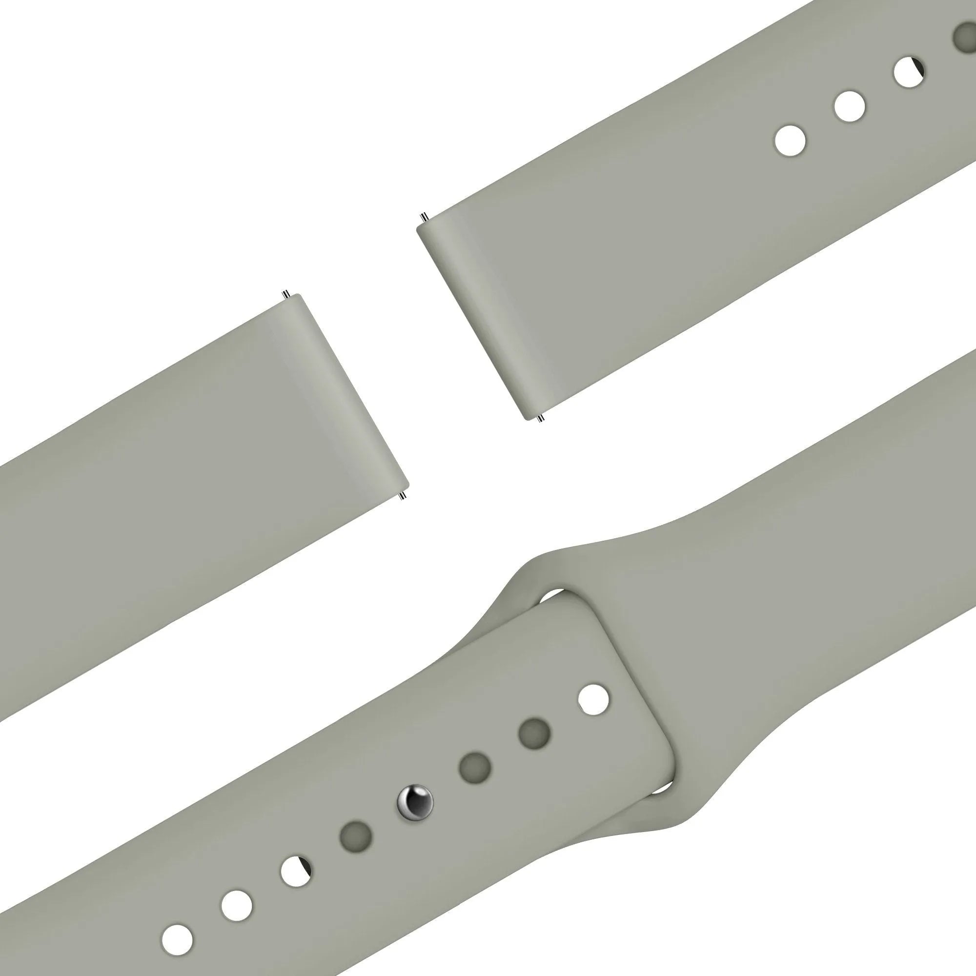 Bandz Oppo Watch X2 Mini Sportarmband 'Easy Fit' (Hellgrau)