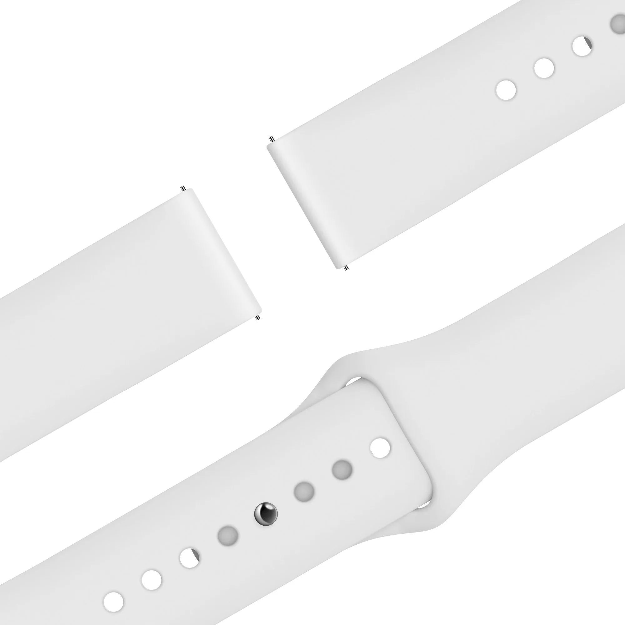 Bandz Gard Pro Health Smartwatch 3 - 41mm Sportarmband 'Easy Fit' (Weiß)