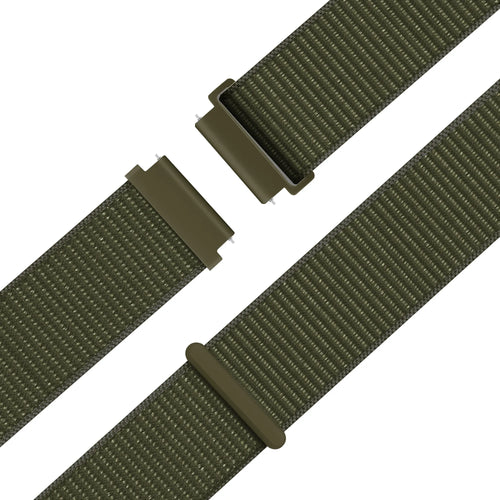 Bandz Garmin Venu 3 Nylon Loop Strap (Olive)