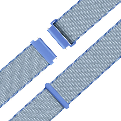 Bandz Garmin Vivomove Trend Nylon Loop Armband (Hellblau)