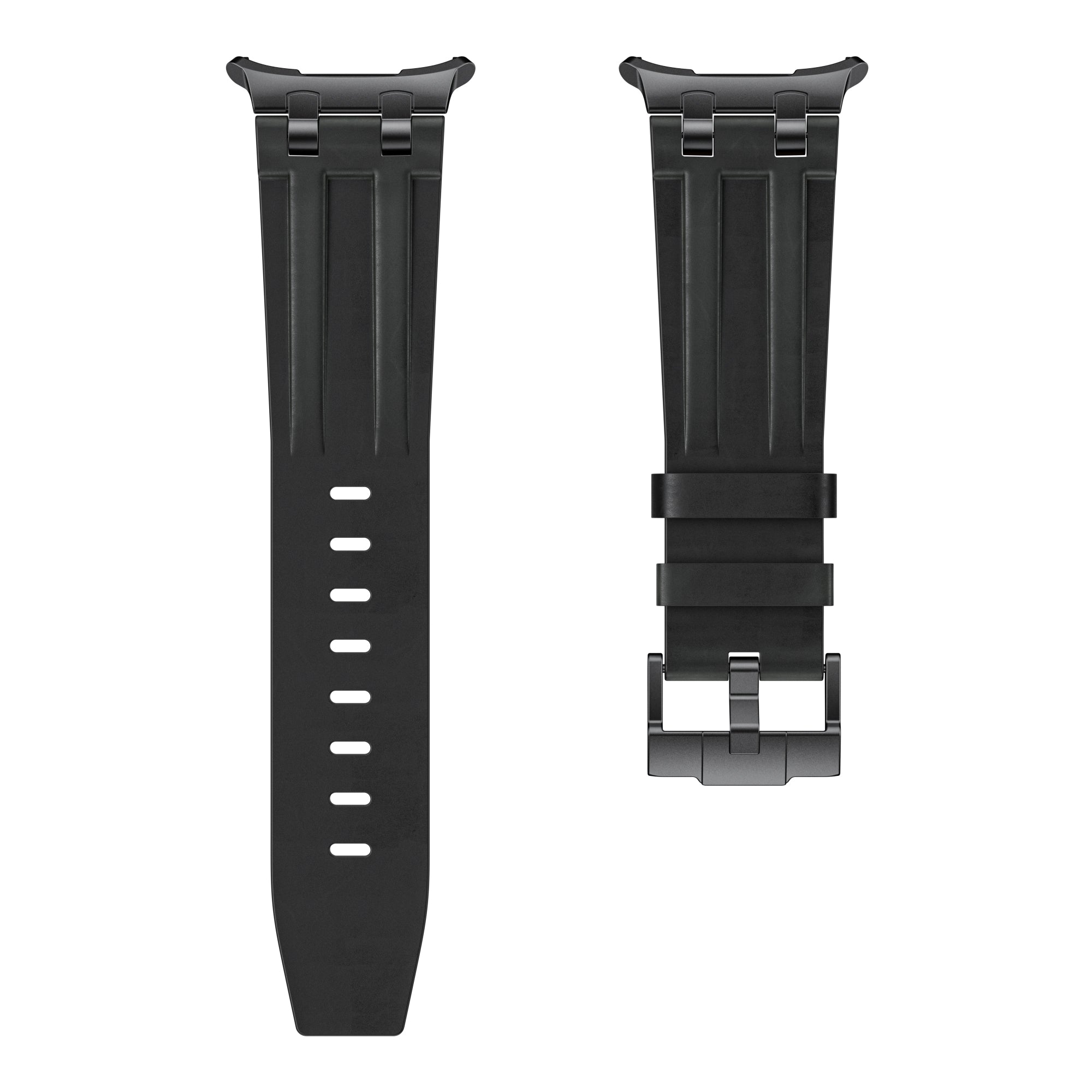 Samsung Galaxy Watch Ultra 2 Solides Lederarmband (Schwarz)