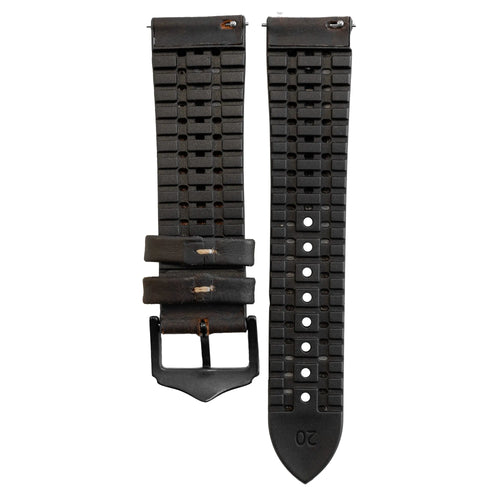 Amazfit Bip U (Pro) Leather / Silicone Strap (Brown)