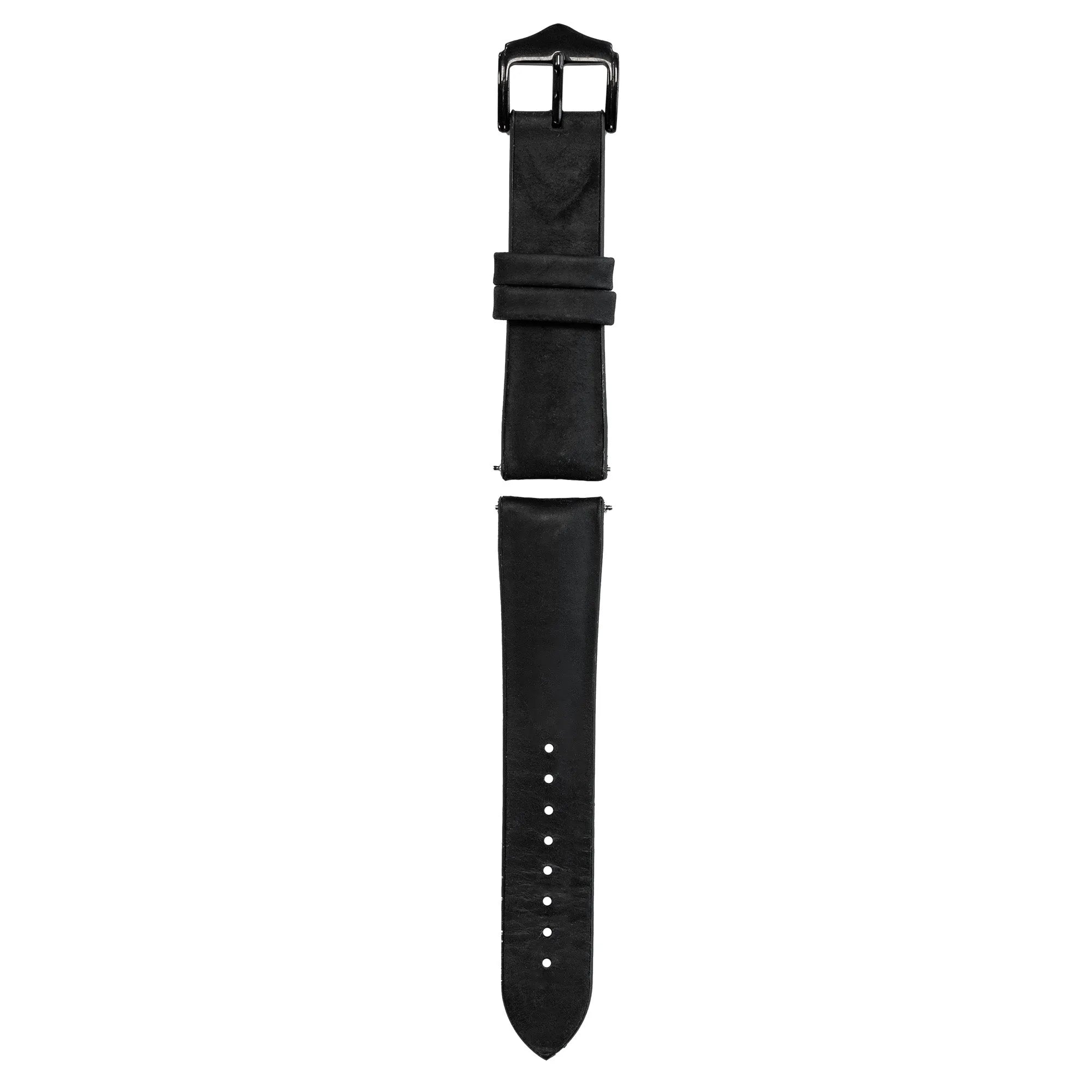 Amazfit Active Leather / Silicone Strap (Black)