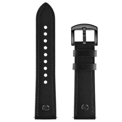 OnePlus Watch 3 Lederarmband mit Schraube (Schwarz)