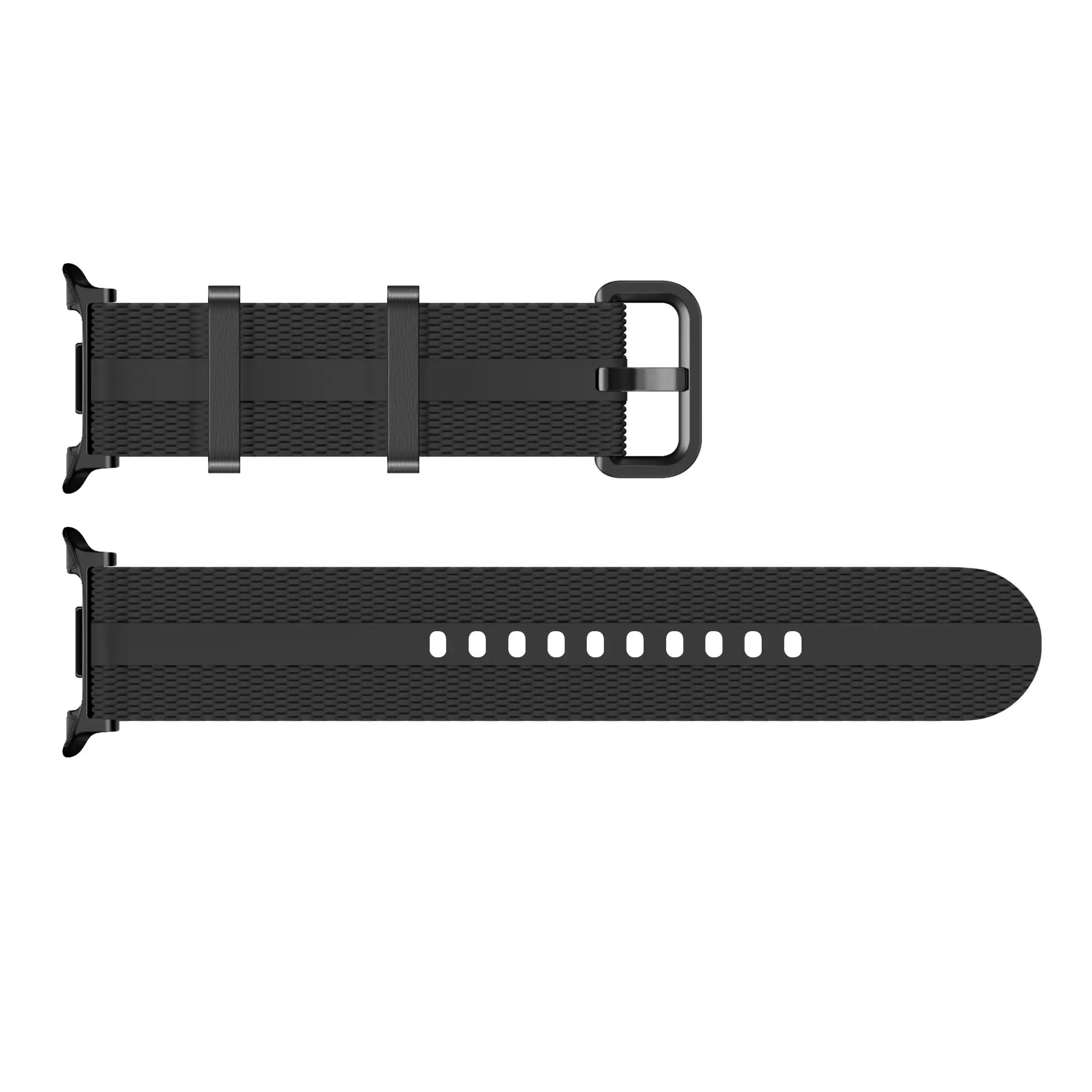 Samsung Galaxy Watch 9 - 44mm Silikon Active Armband (Schwarz)