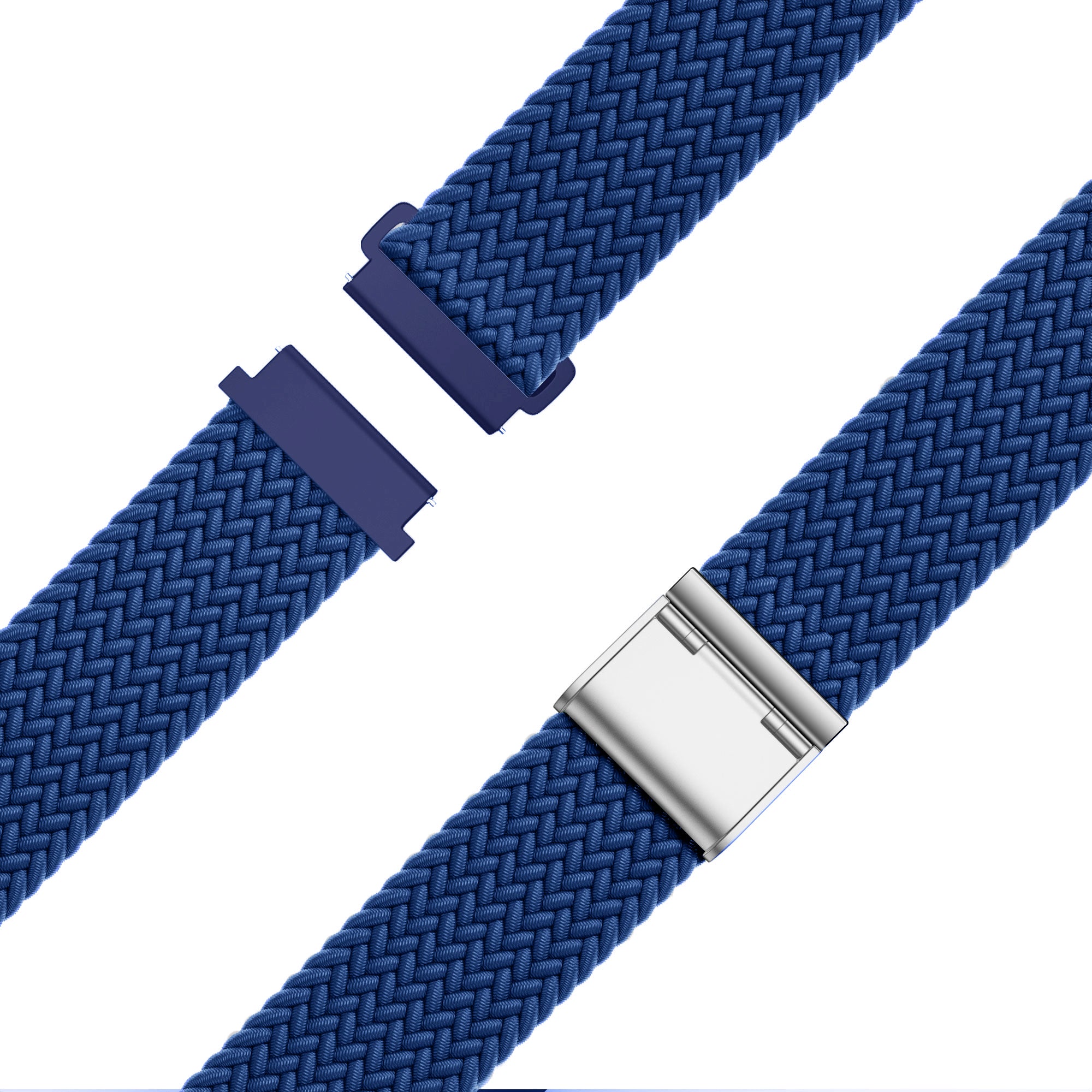 Bandz Garmin Forerunner 570 - 47mm Woven Nylon Strap (Blue)