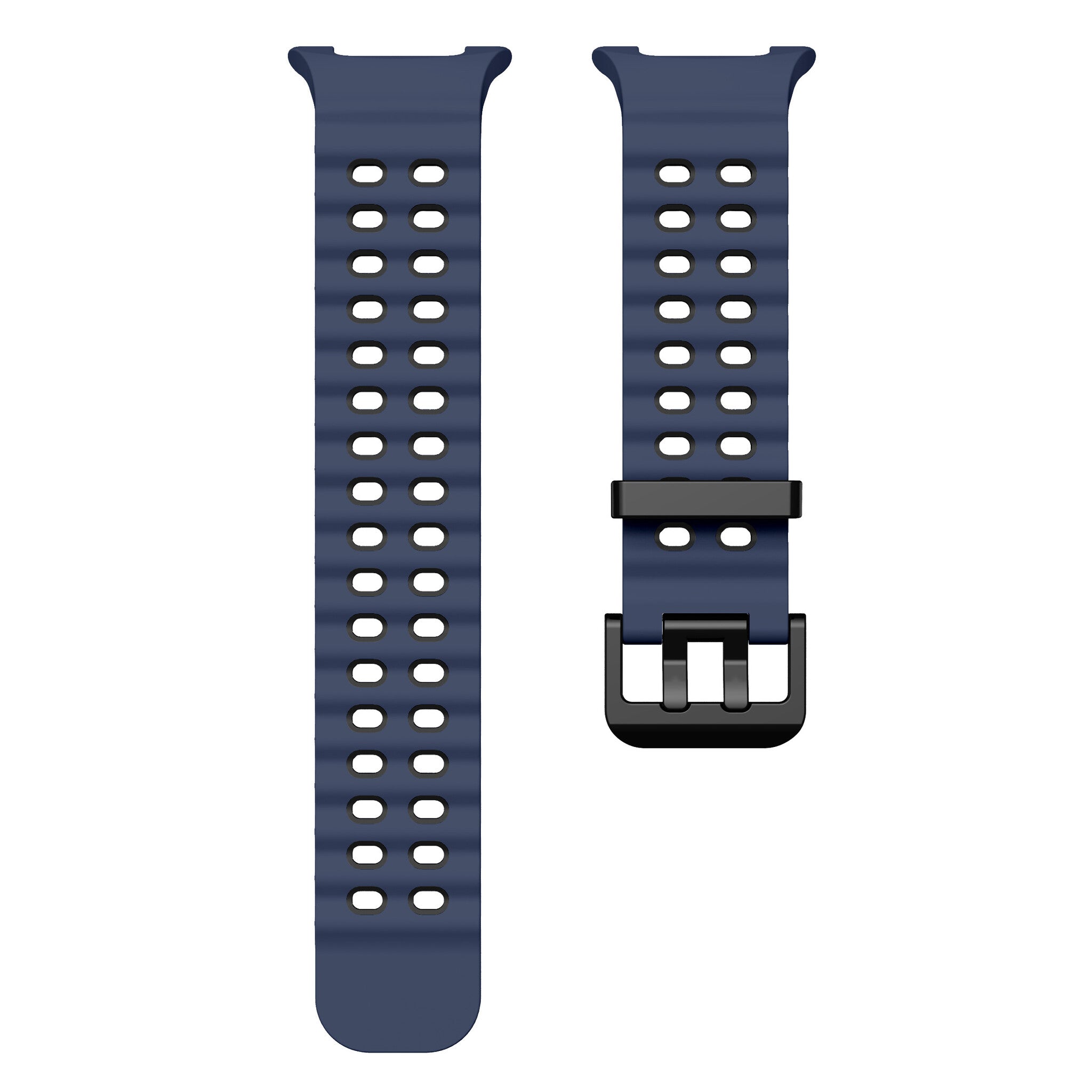 Samsung Galaxy Watch 9 - 44mm Ocean Armband (Dunkelblau/Schwarz)