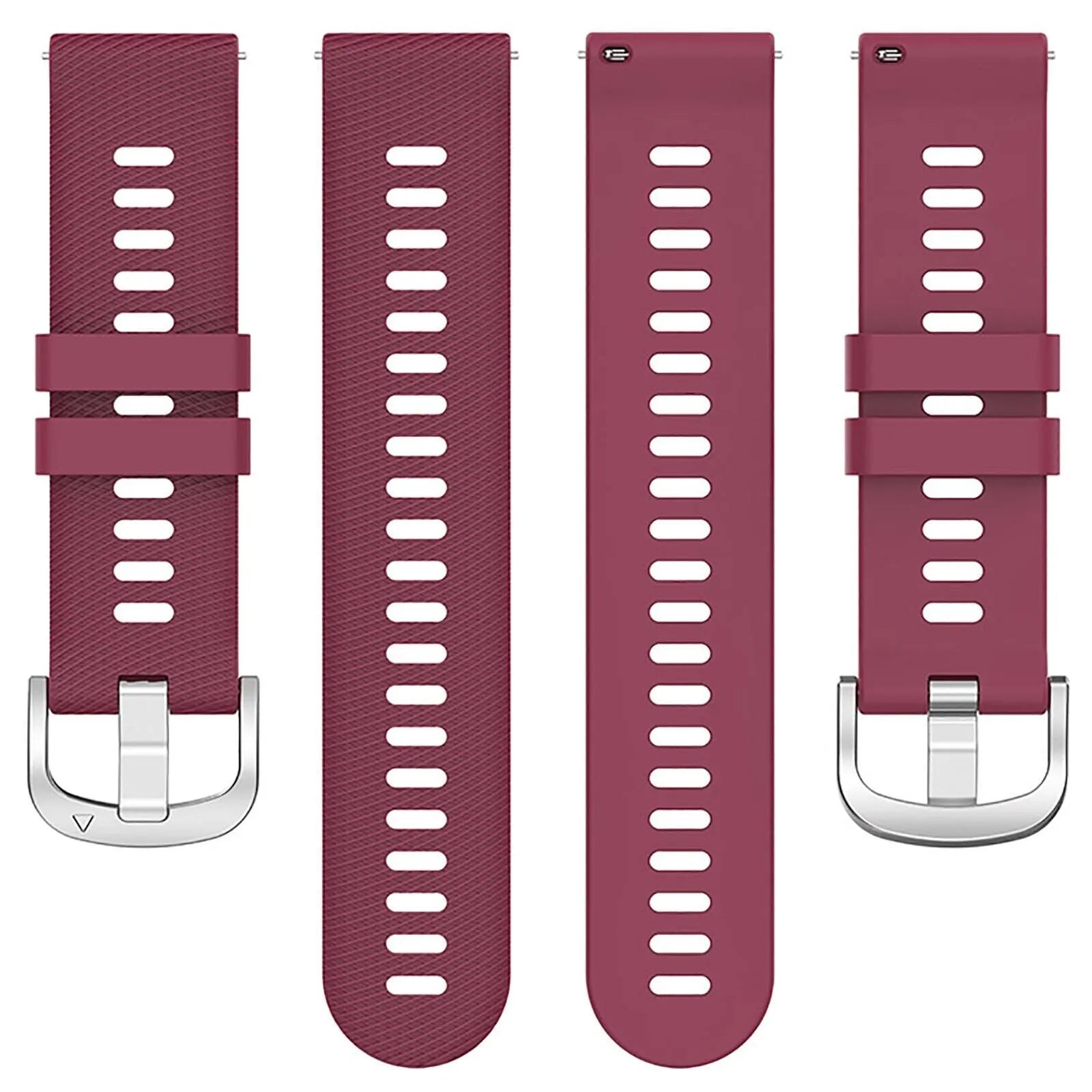 Coros Apex 4 - 42mm Silikonarmband (Weinrot)