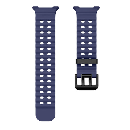 Samsung Galaxy Watch 8 Classic Ocean Armband (Dunkel Blau)