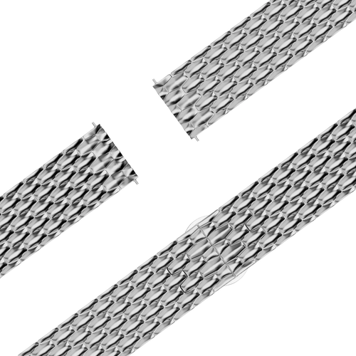 Bandz Garmin Bounce 2 Stahlarmband 'Dragon' (Silber)