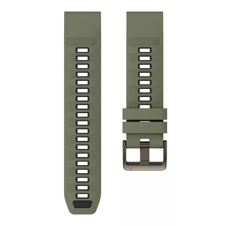 Garmin Fenix 5x / 6x Sportarmband (Grün/Schwarz)