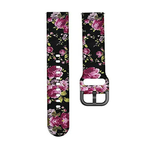 Pink Flower Coros Apex 2 Strap
