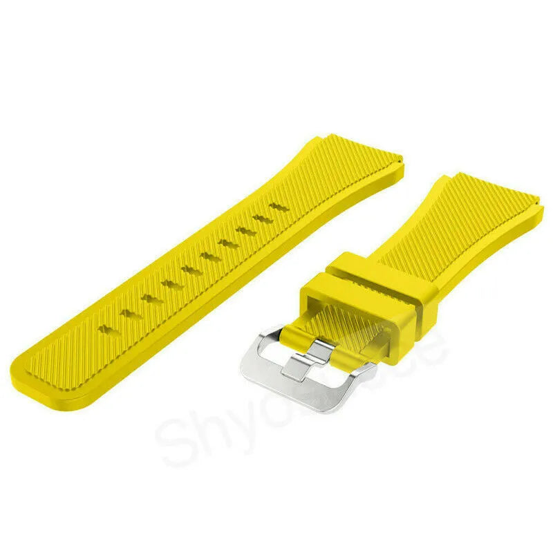 Coros Apex 2 Pro Twill Silicone Strap (Yellow)