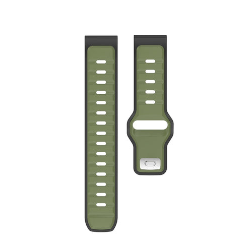 Amazfit BIP 5 Outdoor Duo Silikonarmband (grün/schwarz)